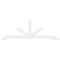Ekena Millwork Vanguard Architectural Grade PVC Gable Bracket, 96"W x 32"H x 2"D x 4"F, 8/12 Pitch GBP096X32X0204VAN00 - alternate 3